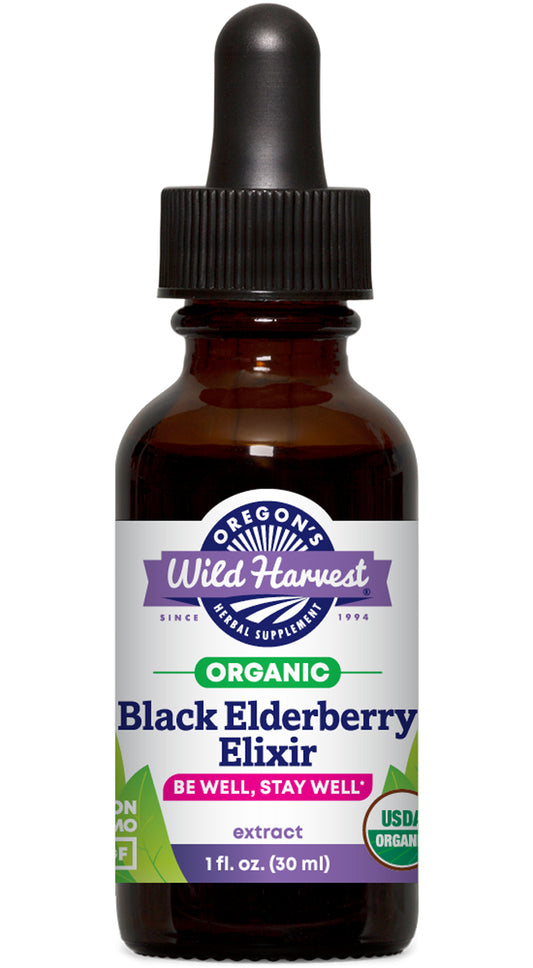 Black Elderberry Elixir, Organic