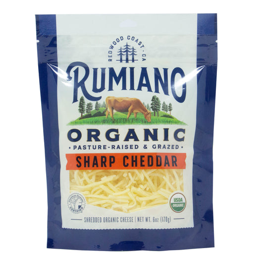 Shredded Sharp Cheddar, Organic