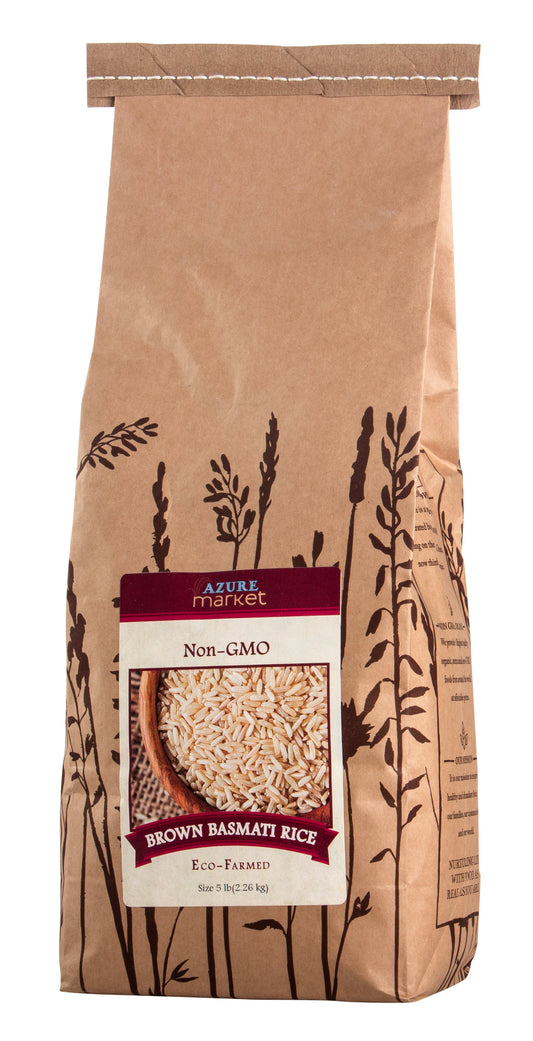 Rice, Basmati, Brown, Eco-Farmed, Gluten Free