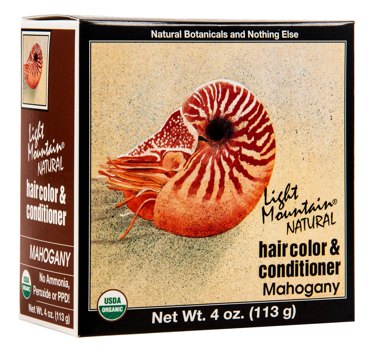 Hair Color #4 Mahogany, Organic