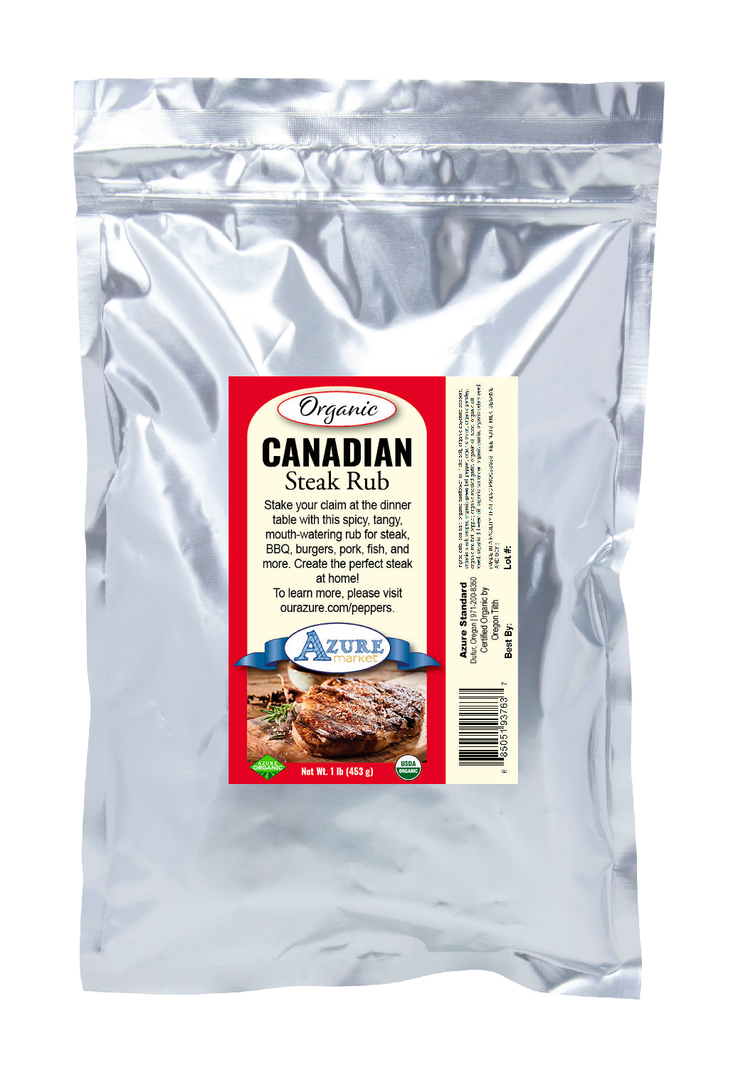 Canadian Steak Rub, Organic
