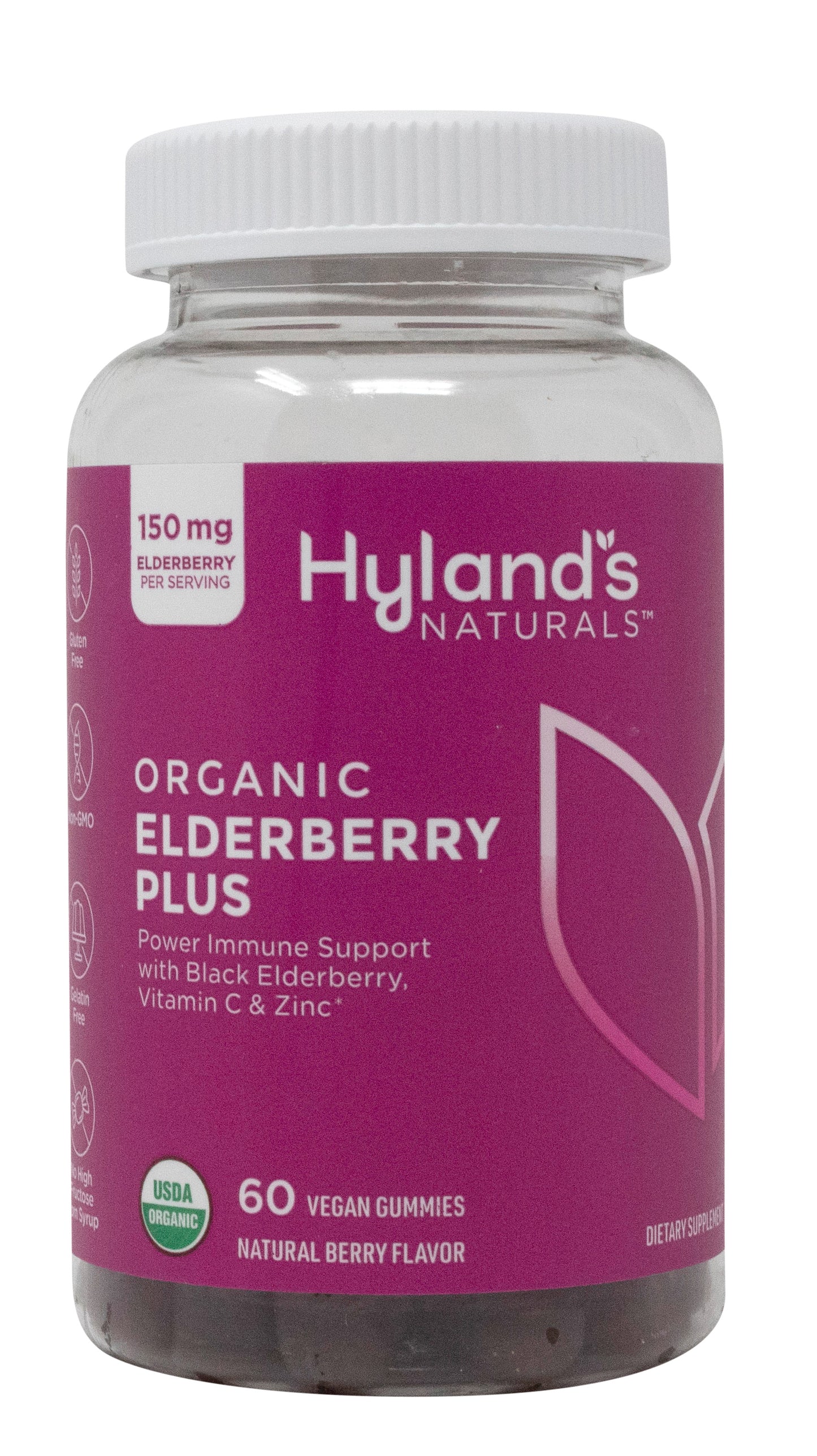 Elderberry Plus, Berry, Gummies Organic