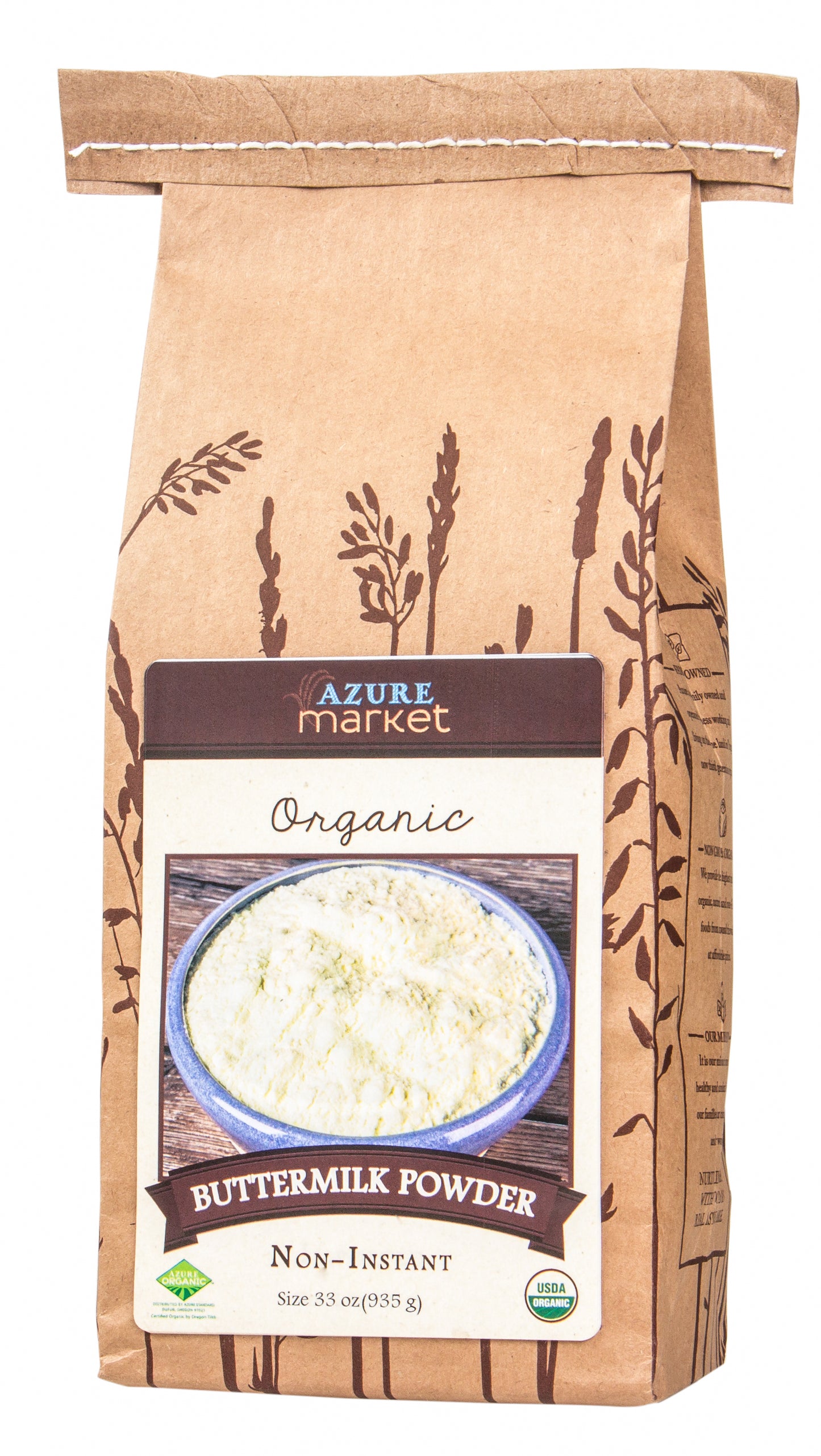 Buttermilk Powder, Non-Instant, Organic