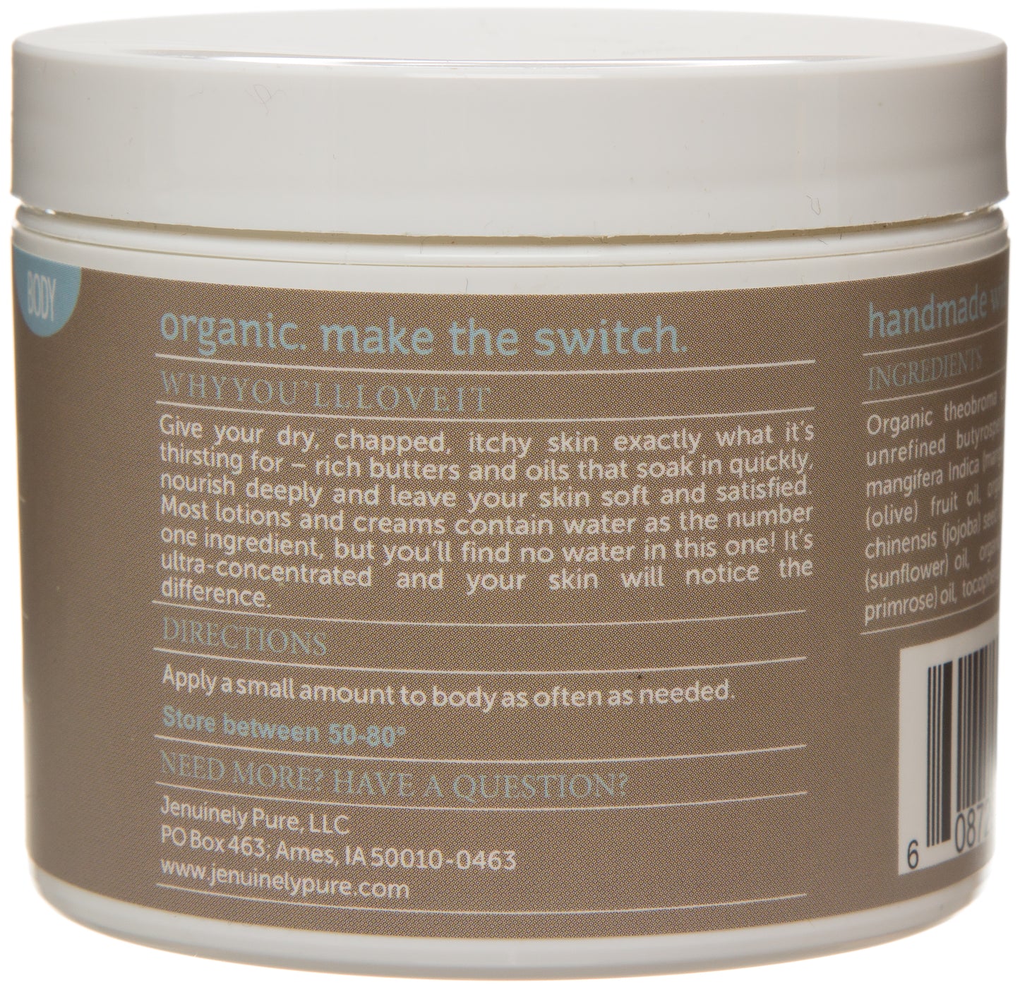 Body Cream, Vanilla