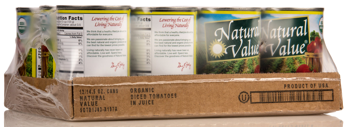 Tomatoes, Diced, Organic