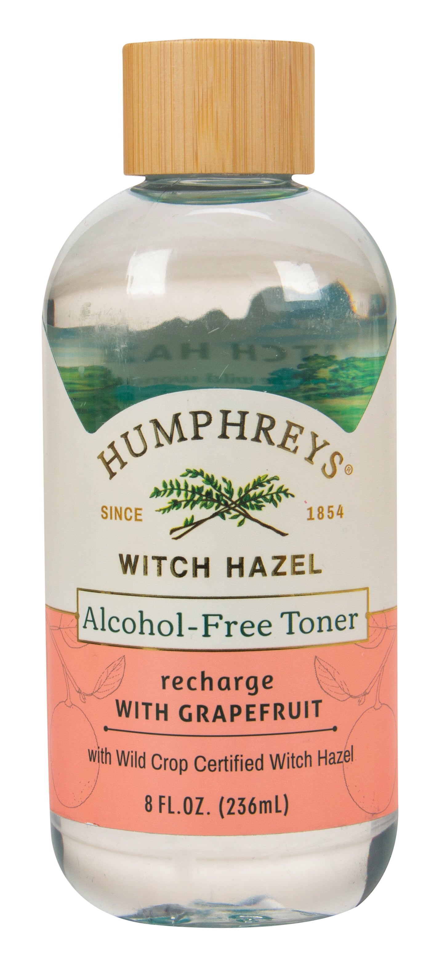 Facial Toner Witch Hazel Recharge with Grapefruit, Alcohol Free