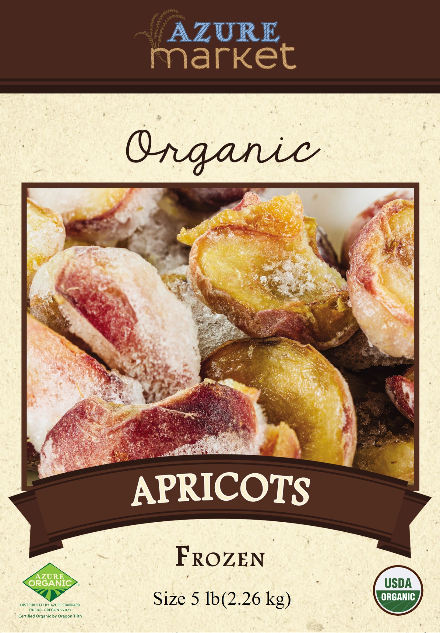 Apricots, Frozen, Organic