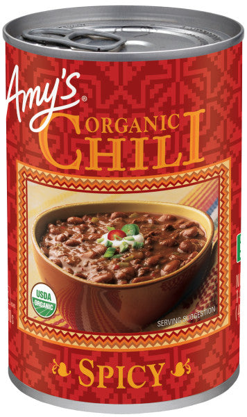 Chili, Spicy, Canned, Organic