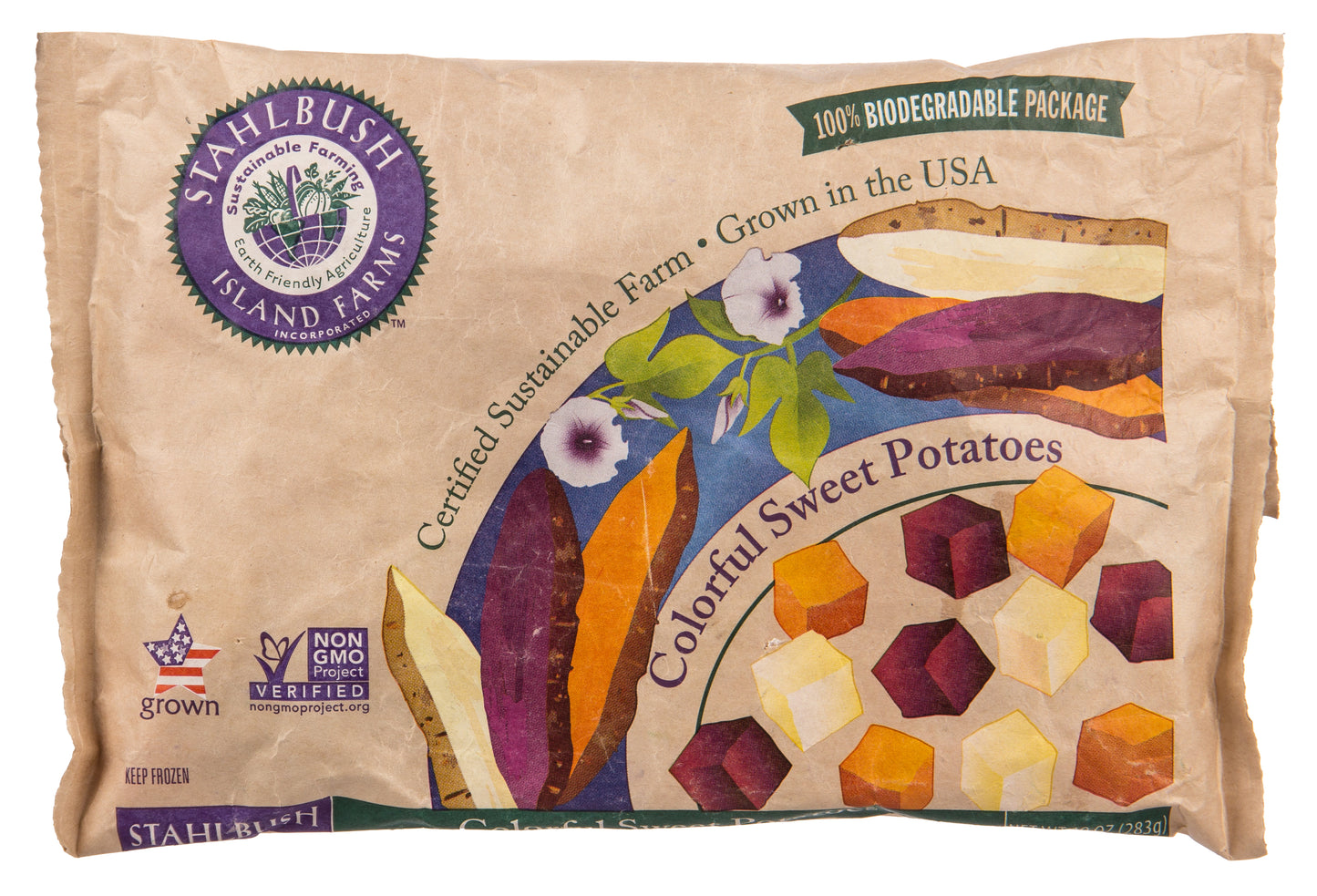 Colorful Sweet Potatoes, Frozen