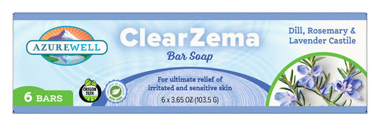 Castile Bar Soap, ClearZema (with Dill, Lavender & Rosemary), Organic
