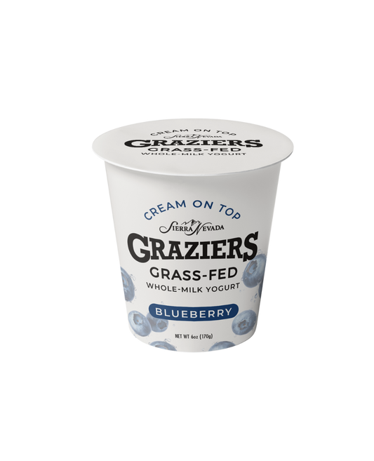 Graziers, Whole Milk Yogurt, Blueberry, Grass-Fed