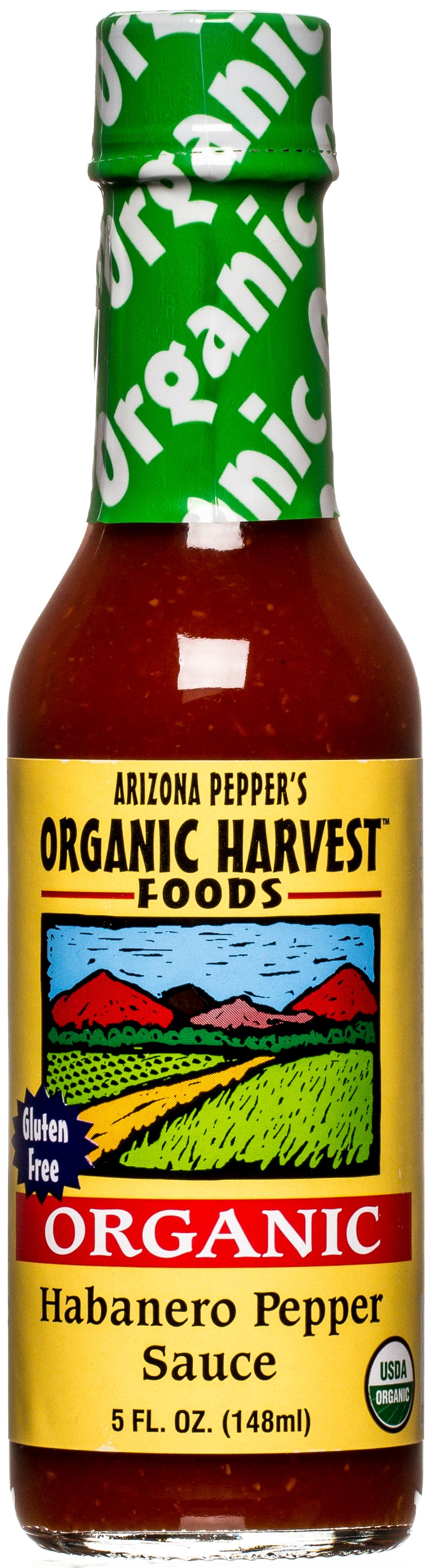 Habanero Pepper Sauce, Organic, Gluten Free