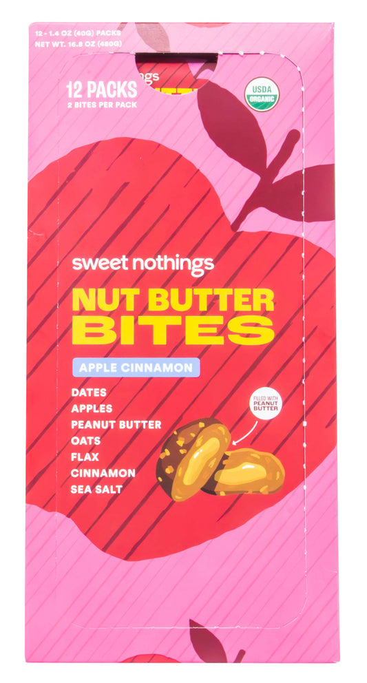 Nut Butter Bites, Apple Cinnamon, Organic