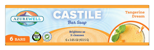 Castile Bar Soap, Tangerine Dream, Organic