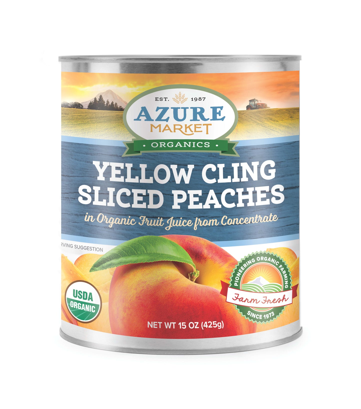 Sliced Peaches in Real Fruit Juice, Organic