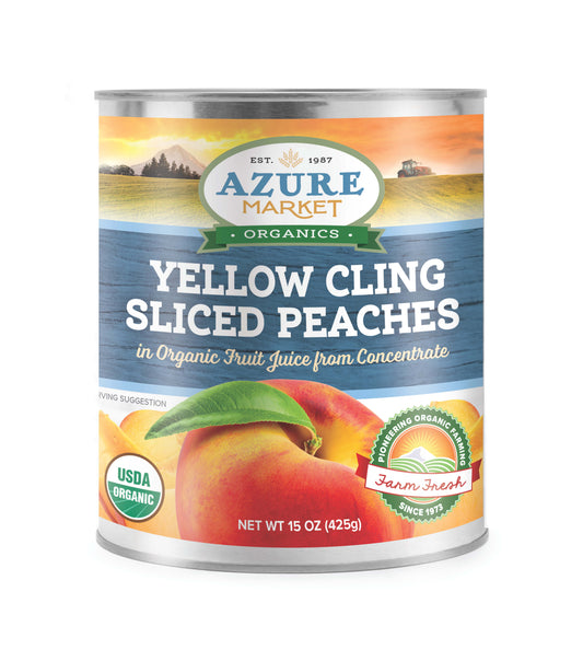 Sliced Peaches in Real Fruit Juice, Organic