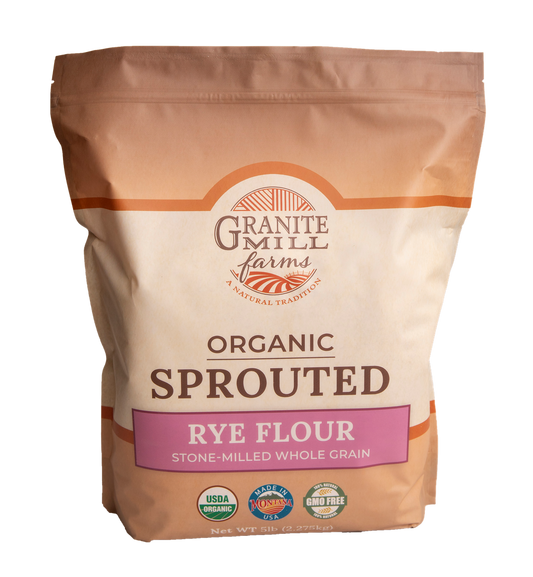 Rye Flour, Sprouted, Organic