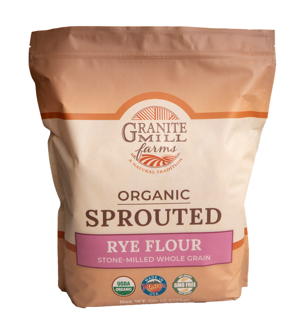 Rye Flour, Sprouted, Organic