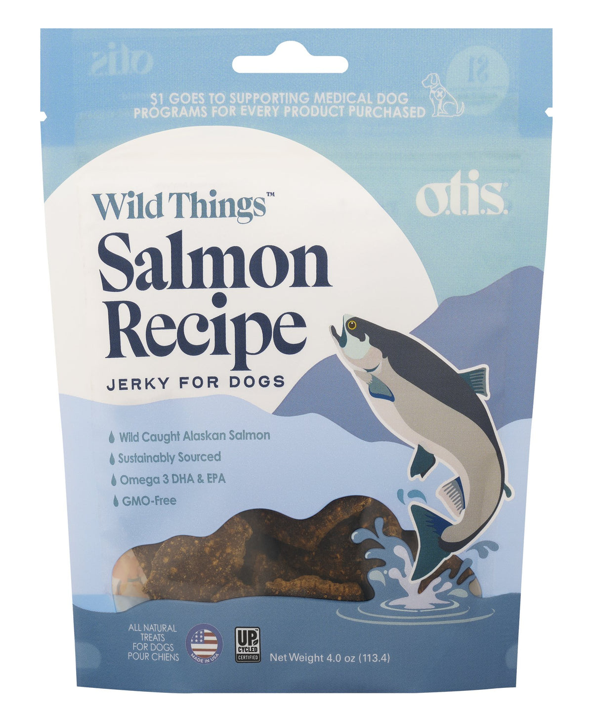 Dog Jerky, Wild Alaskan Salmon