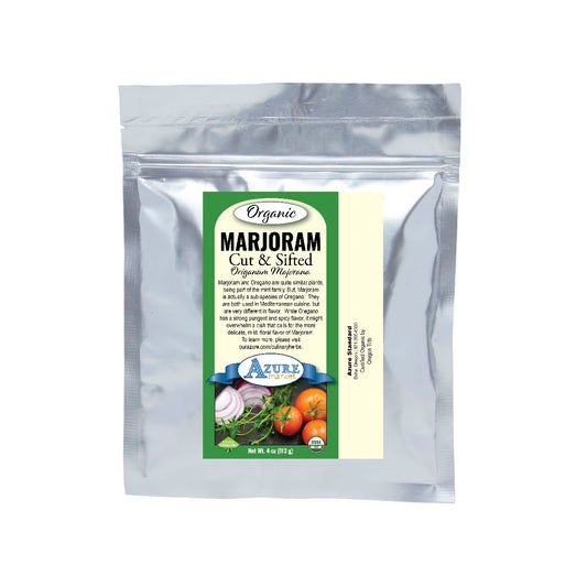 Marjoram, Cut & Sifted, Organic