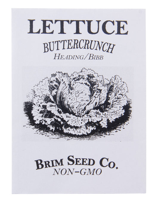 Lettuce, Buttercrunch, Heading/Bibb Seed