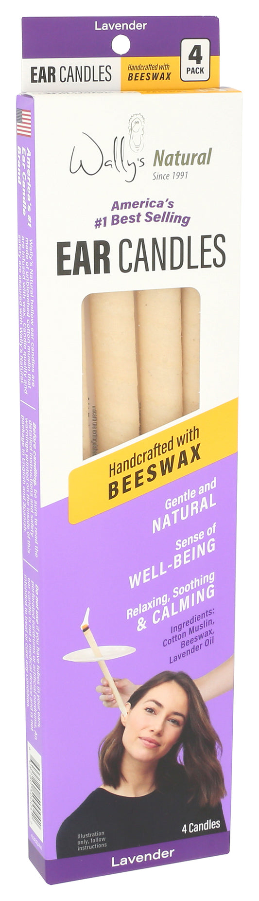 Ear Candles, Beeswax, Lavender