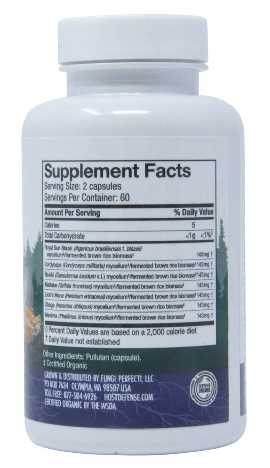 Stamets 7 Capsules, Organic