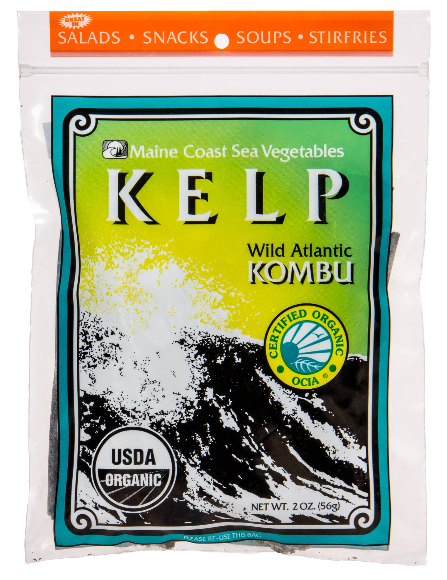 Kelp, Wild Atlantic Kombu, Whole Plant, Organic