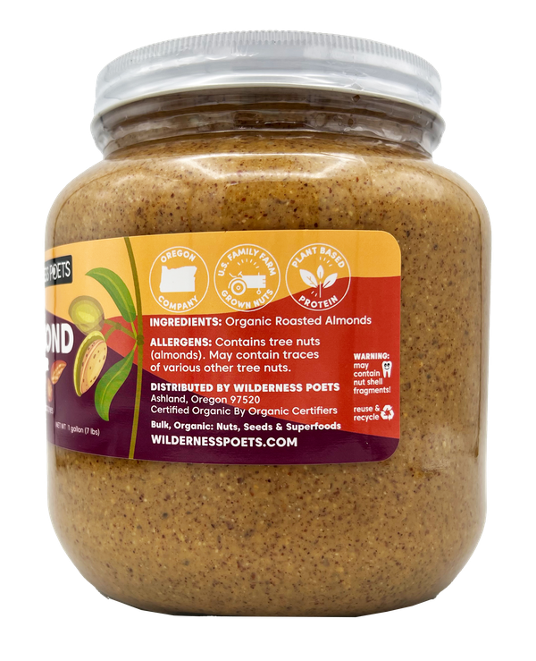 Almond Butter, Roasted, Organic