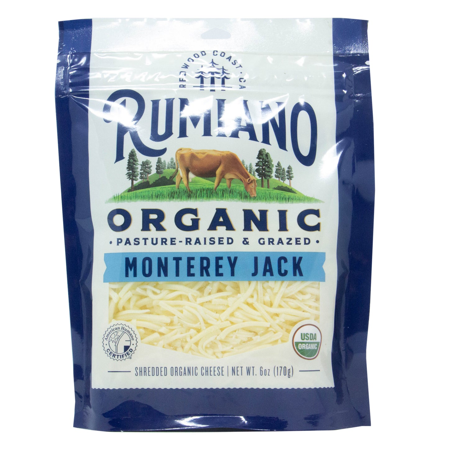 Shredded Monterey Jack, Organic