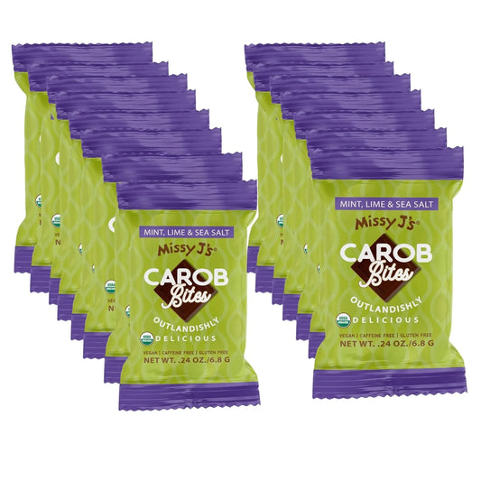 Carob Mint, Lime, Sea Salt Mini Bites, Organic