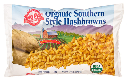 Hashbrowns, Southern Style, Frozen, Organic
