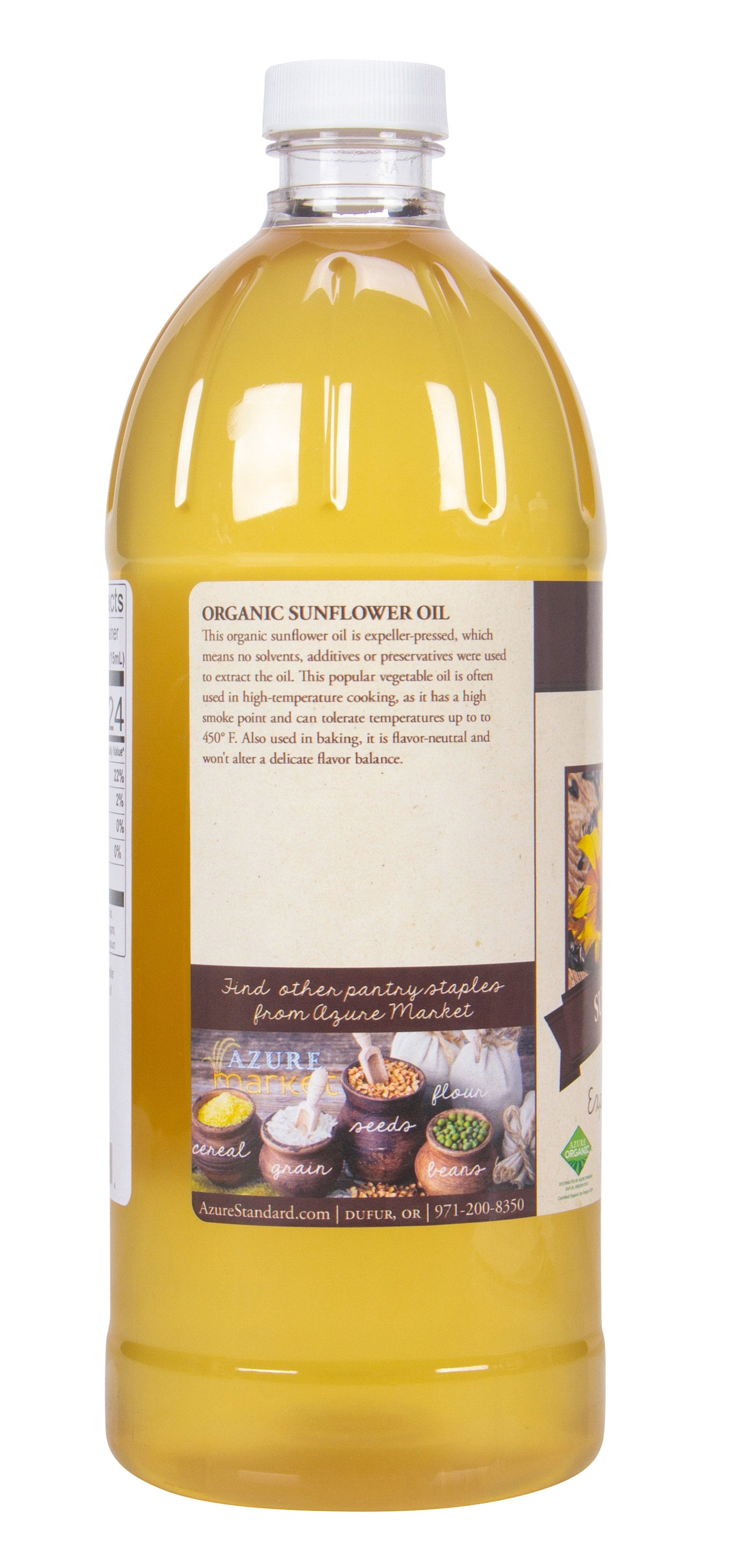Sunflower Oil, Expeller Pressed, Organic