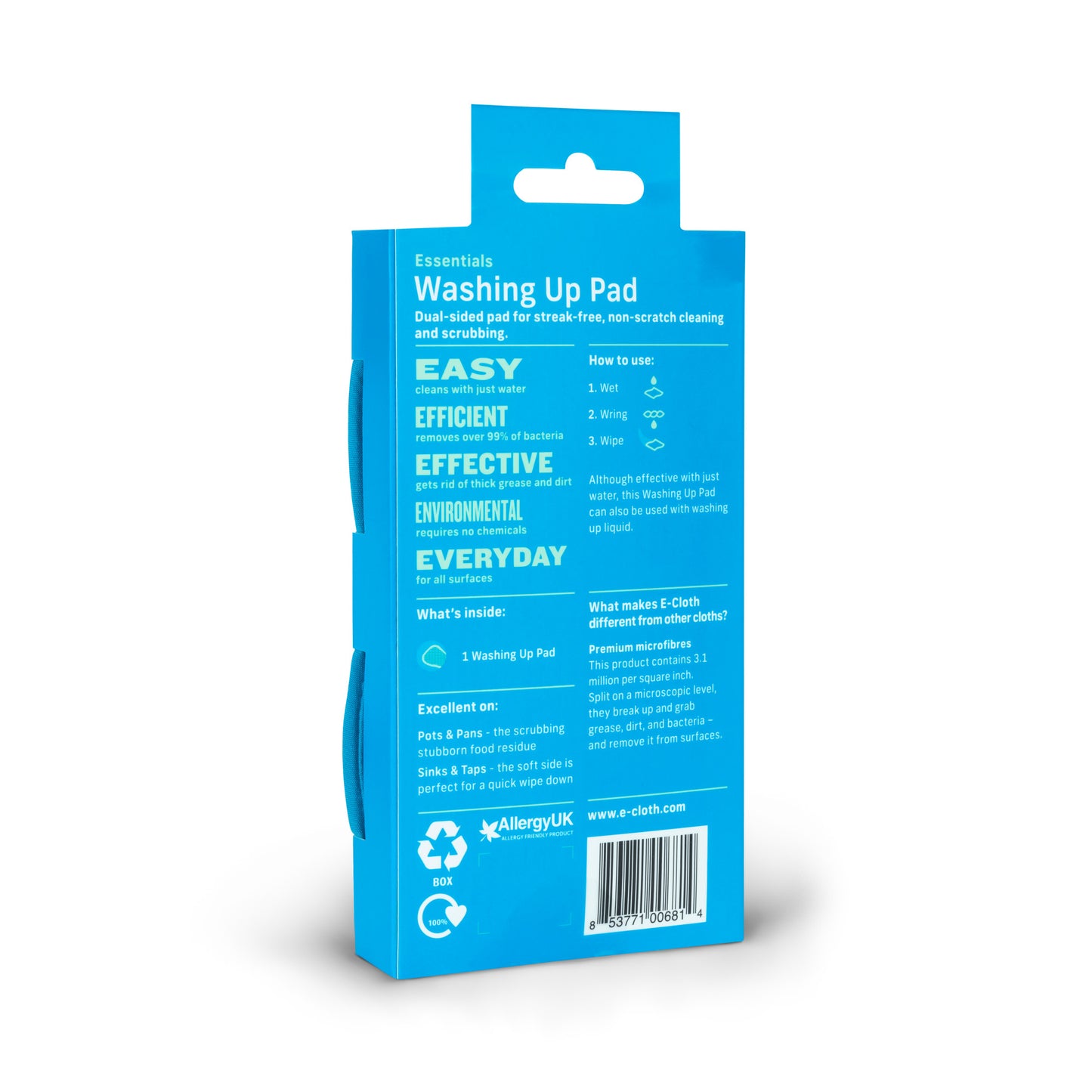 Washing Up Pad Blue