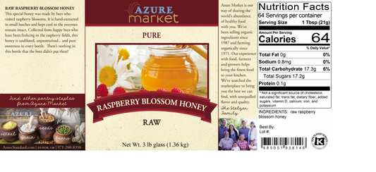 Raspberry Blossom Raw Honey