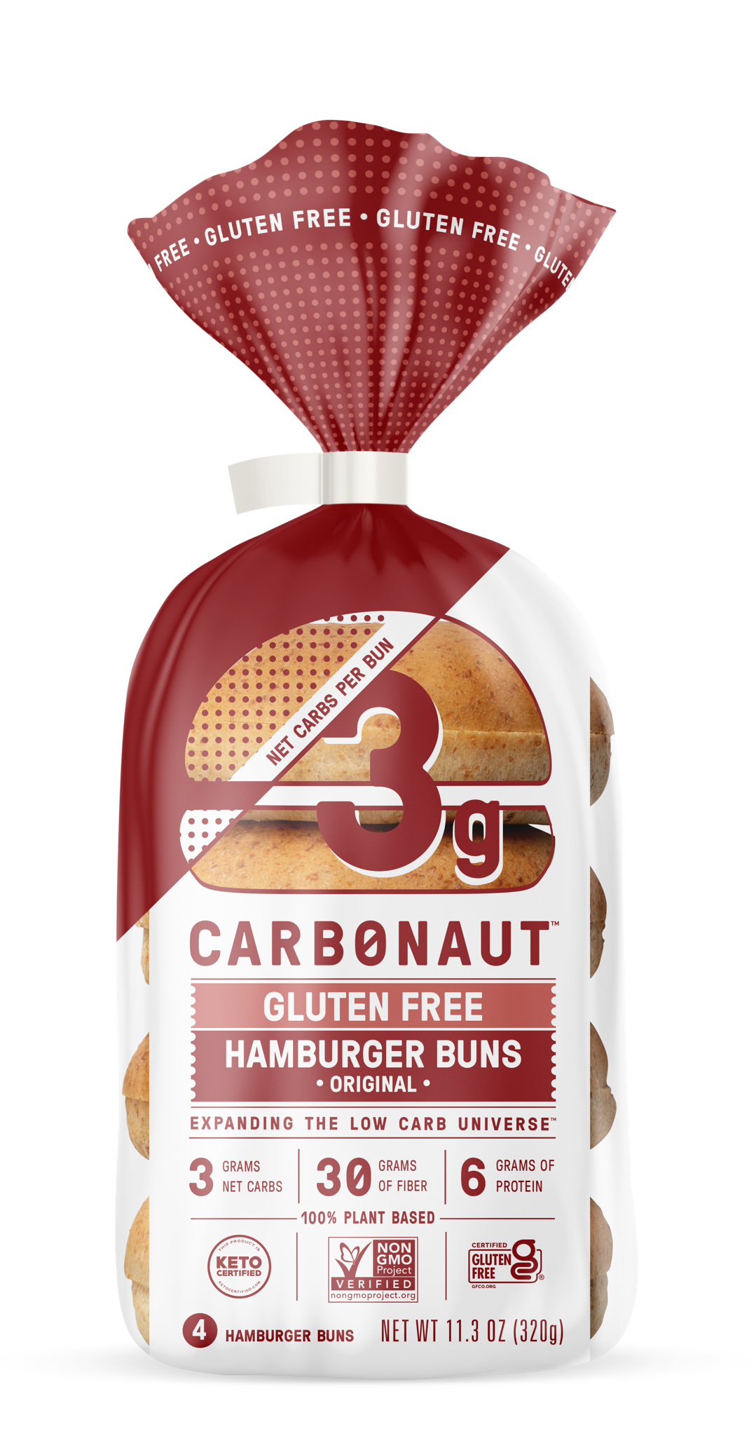 Hamburger Buns, Original, GF, Frozen