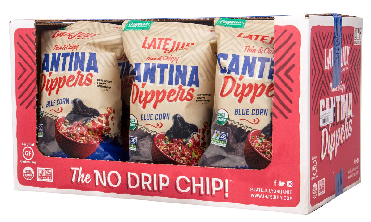 Tortilla Chips, Blue Corn, Dippers, Organic