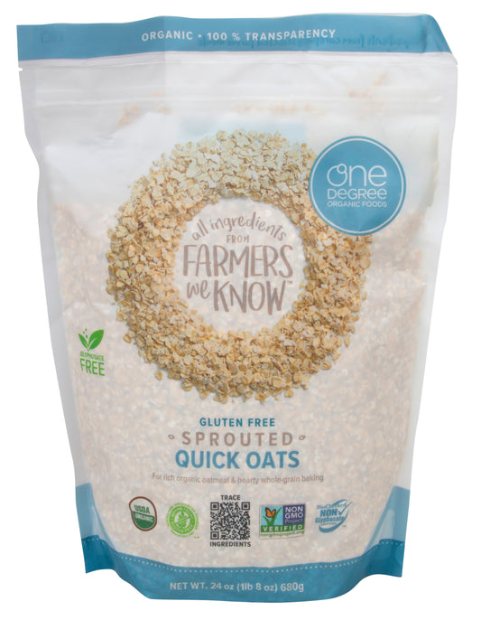 Oats, Quick, Sprouted, Organic