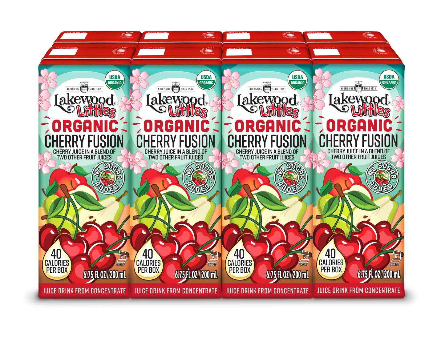 Littles Juice Box, Cherry Fusion, Organic