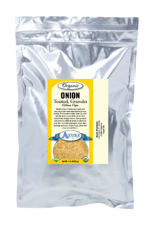 Onion Toasted, Granules, Organic