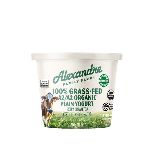 Yogurt, Whole Milk, A2, Extra Cream, Seasonal Full Fat*, Organic