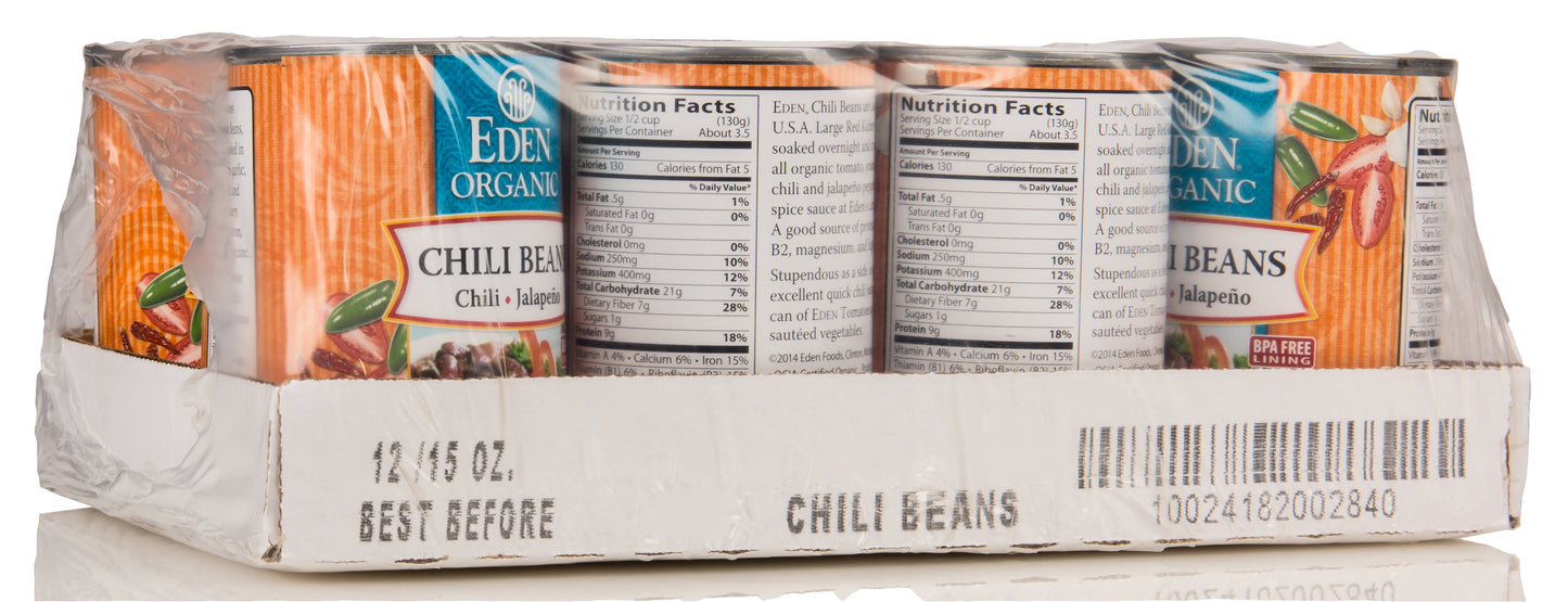 Chili Beans (dark red kidney), Organic