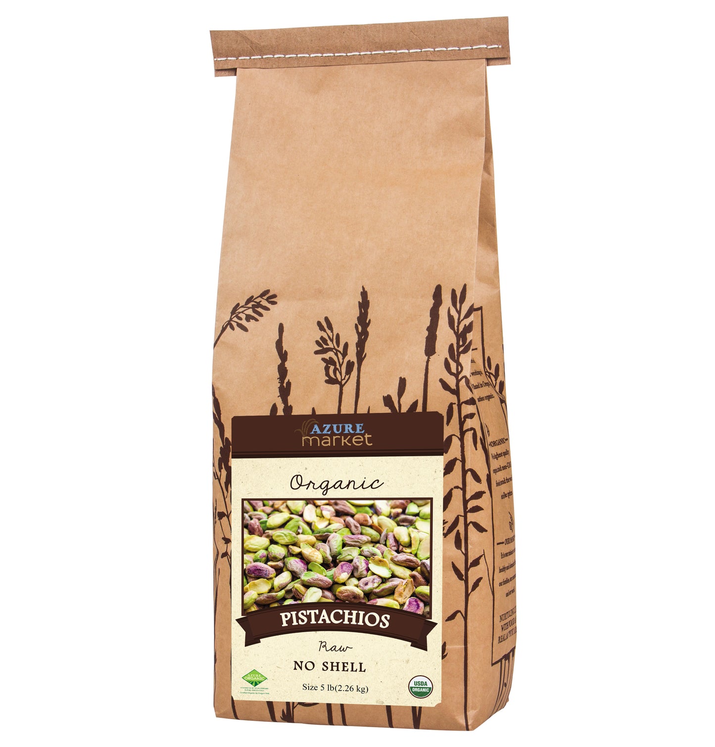 Pistachios Raw, No Shell, Organic