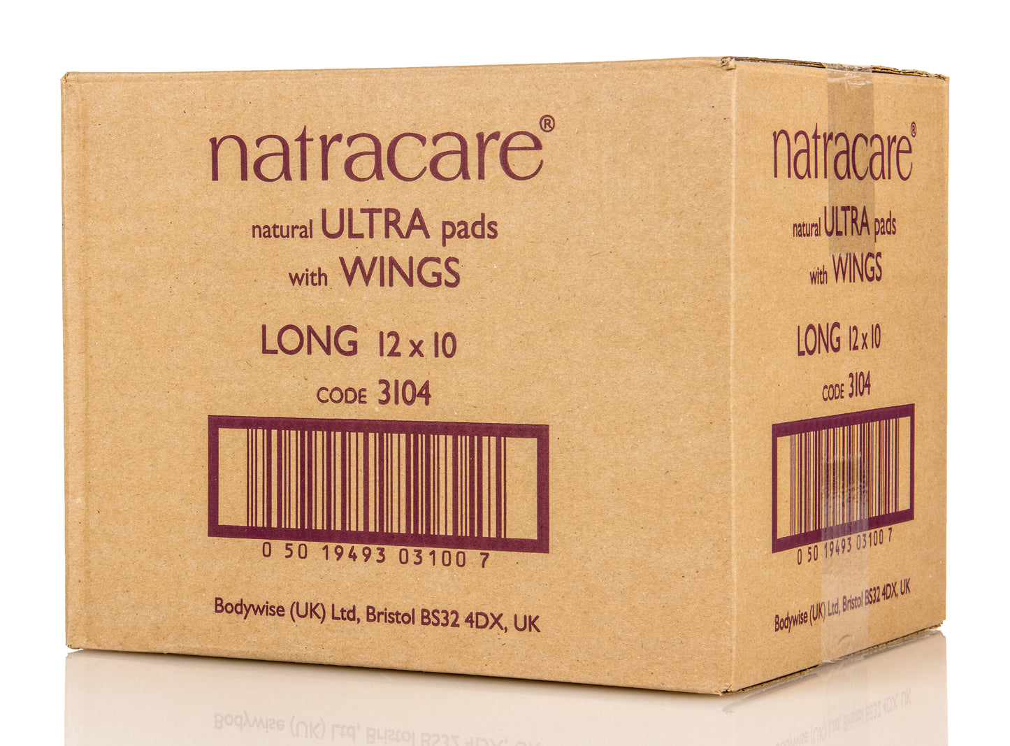 Ultra Long Pads with Wings, Natural