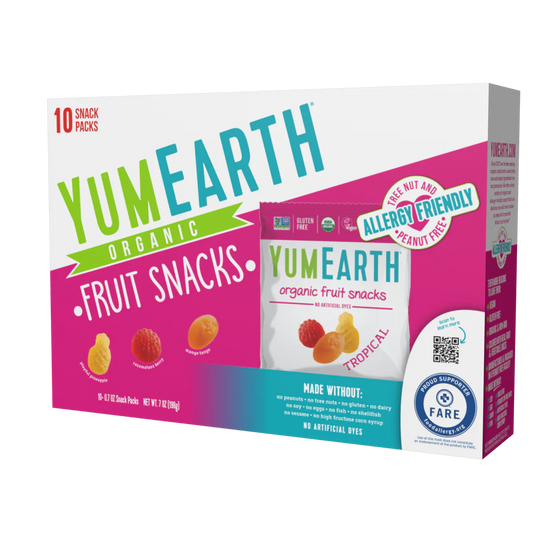 Fruit Snacks, Tropical, Snack Pack, Organic