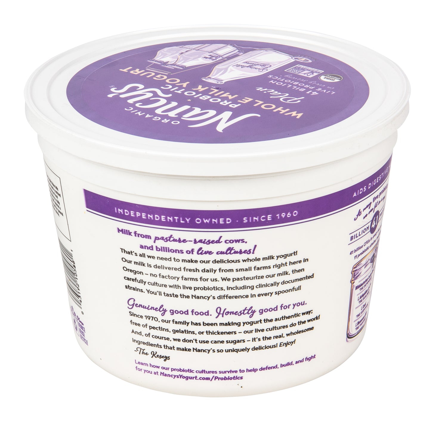 Whole Milk Yogurt, Plain, Organic