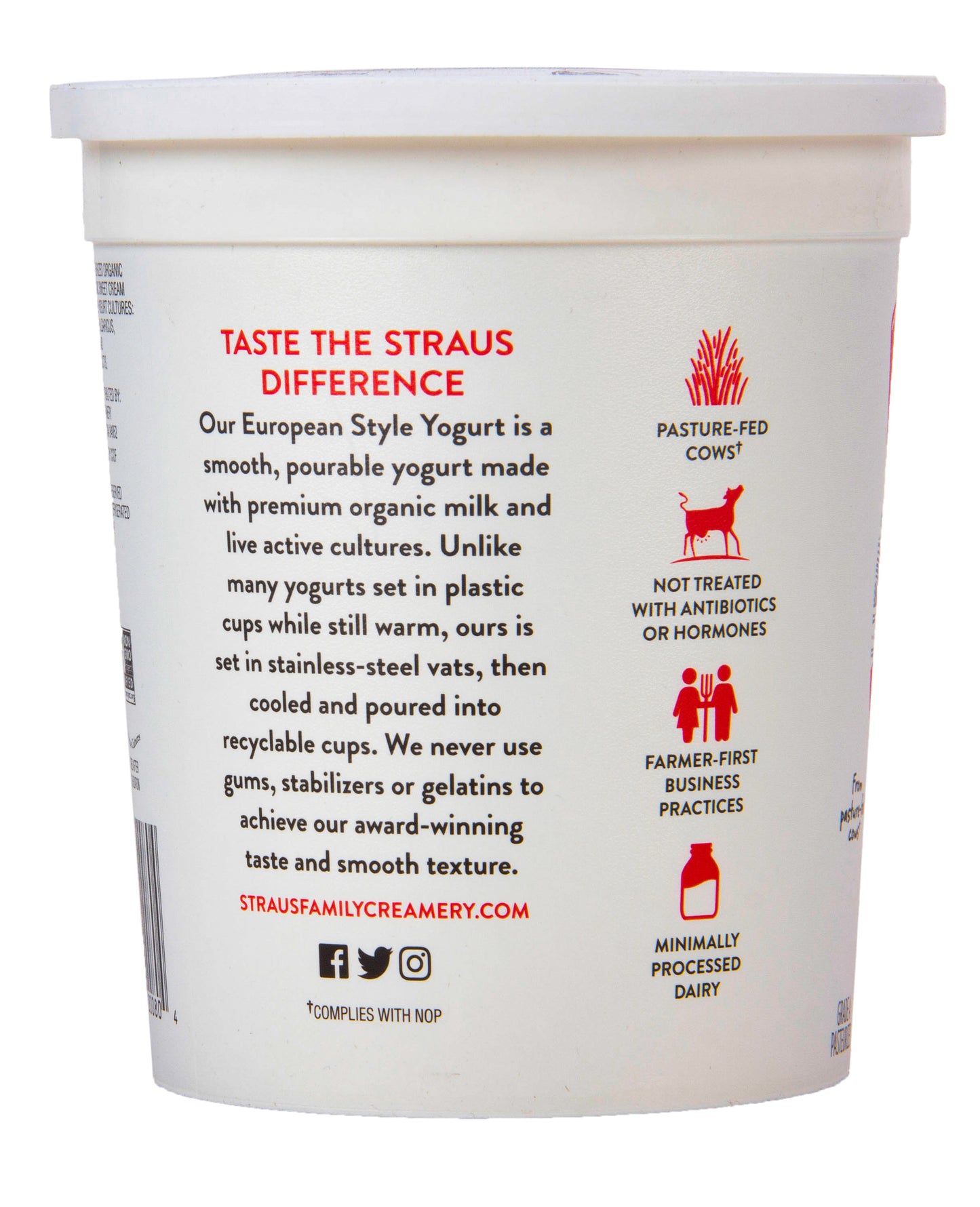 Yogurt, Plain, Whole Milk, Organic