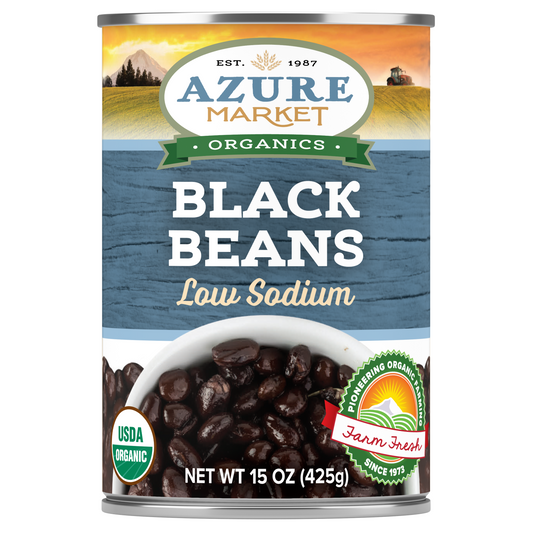 Black Beans, Low Sodium, Organic