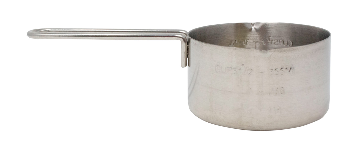 Measuring Cup, 2 Cup, Stainless Steel