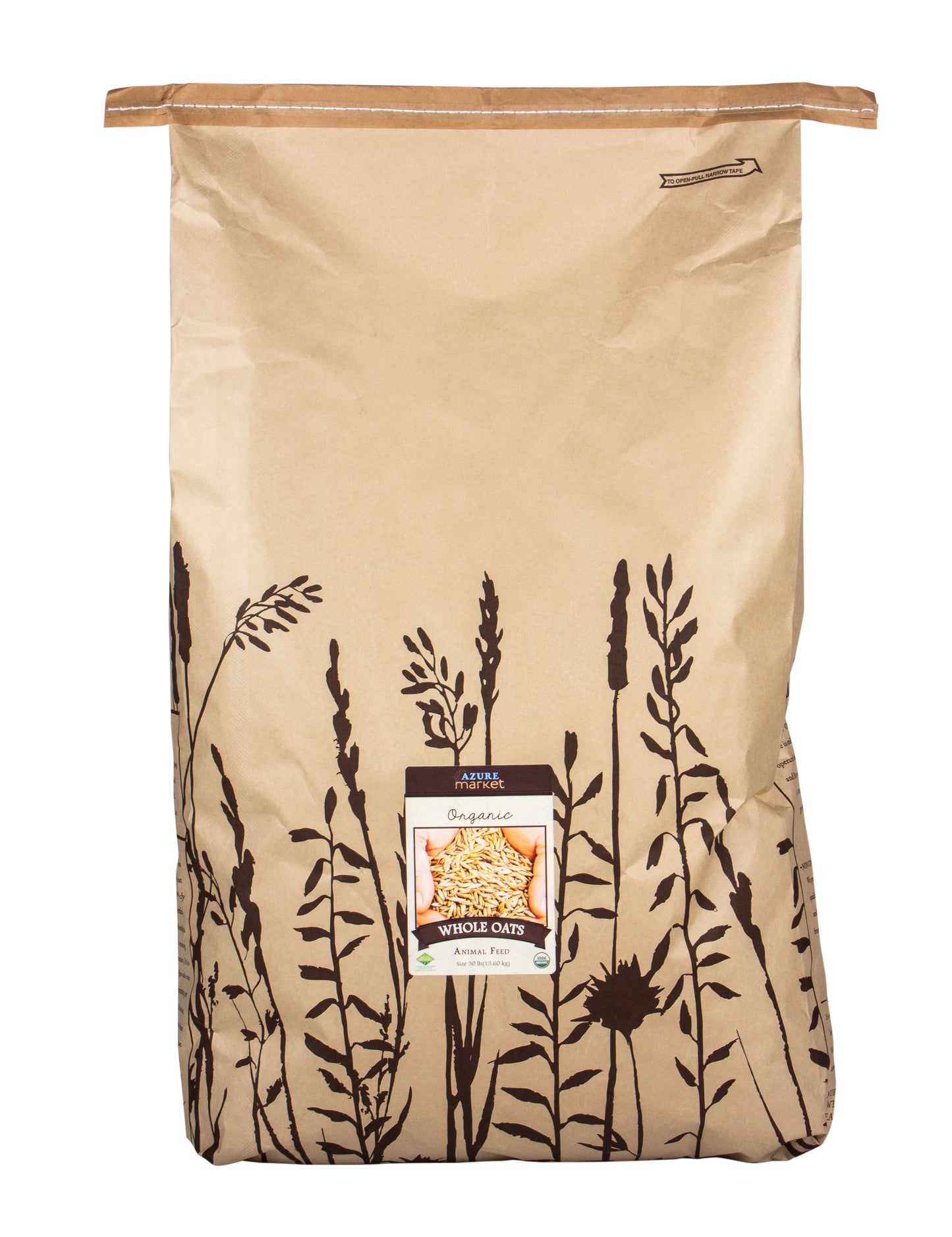 Whole Oats with Hulls - Animal Feed, Organic